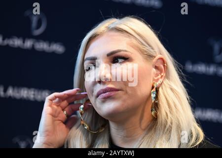 Berlin, Deutschland. 17th Feb, 2020. Musician Dominique Jardin. GES/Laureus World Sports Awards 2020, Berlin, February 17th, 2020 | usage worldwide Credit: dpa/Alamy Live News Stock Photo