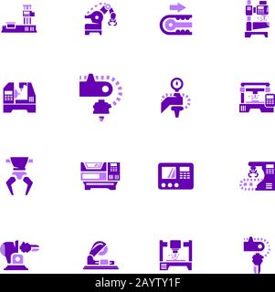 Automation belt machine with mechanic gear background. vector ...