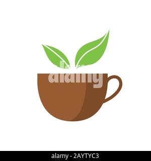 natural herb organic , tea / drink icon Stock Vector