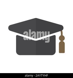 mortar board / university icon Stock Vector