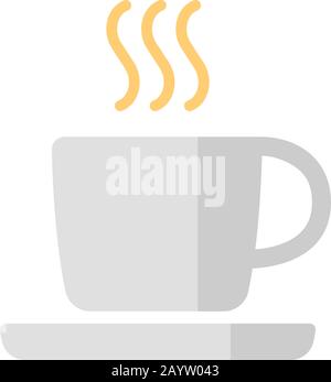 coffee, cafe, tea flat vector icon Stock Vector