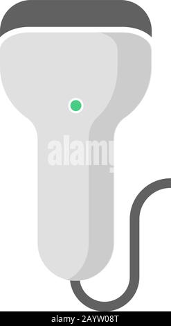 Barcode reader , barcode scanner flat vector icon Stock Vector