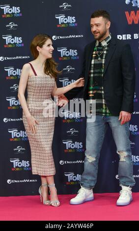 Justin Timberlake and Anna Kendrick step out in Germany as they promote  Trolls World Tour