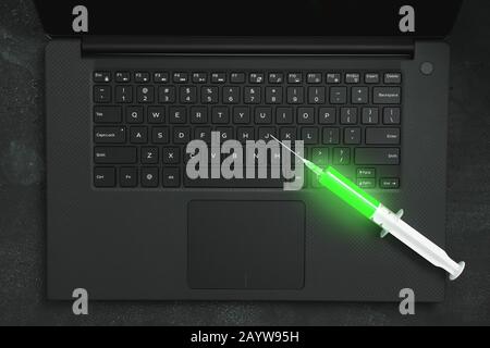 Internet Security Hacker Protection. Business, Technology and Networking Concept. Stock Photo
