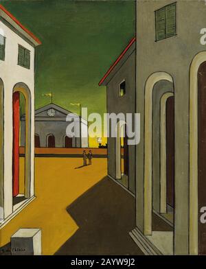 Piazza d'Italia. Museum: PRIVATE COLLECTION. Author: GIORGIO DE CHIRICO. Stock Photo