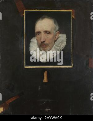 Portrait of Cornelis van der Geest. Museum: National Gallery, London. Author: Anthony Van Dyck. Stock Photo