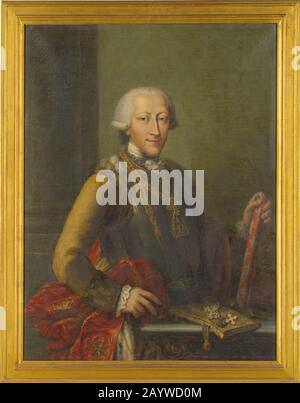 Portrait of King Victor Amadeus III of Sardinia (1726-1796). Museum: PRIVATE COLLECTION. Author: Panealbo, Giovanni, (Workshop). Stock Photo
