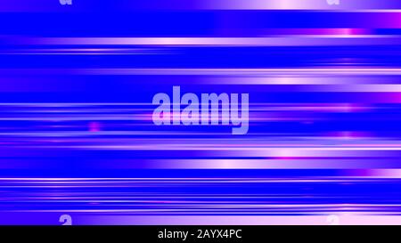 Blue speed horizontal bacground, glitch pattern, dynamic vector stripes Stock Vector