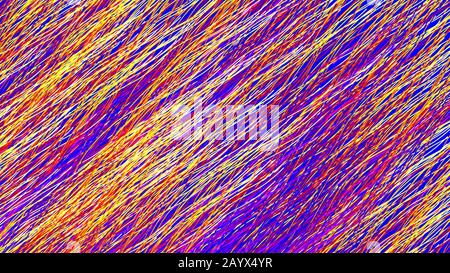 Background with gradient wavy lines, horizontal digital color texture, vector speed pattern Stock Vector