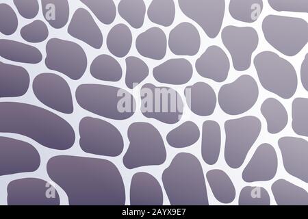 Abstract grey stone pattern, pebbles background texture, vector illustration. Stock Vector