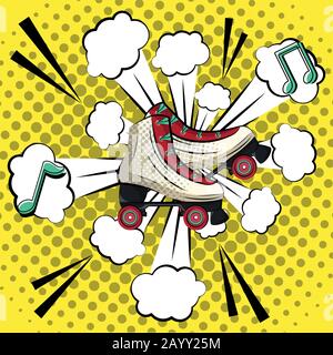 Pop art illustration Stock Vector