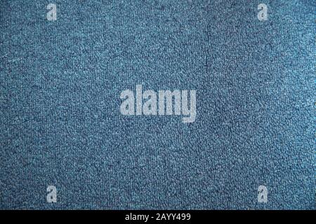 carpet background, blue fabric texture background, closeup . blue fabric texture background . Stock Photo