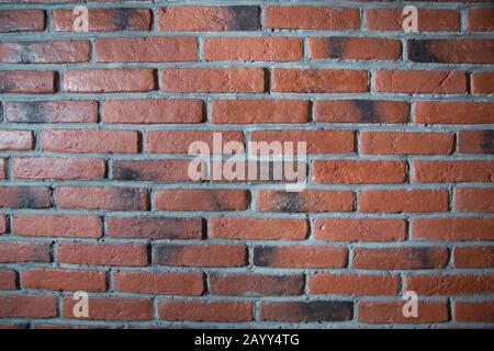 texture background. Modern brick wall, brown brick wall textur for background . new multi-colored brick wall. Stock Photo