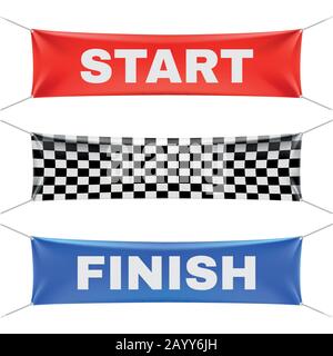 Start and end symbol. Beginning and finish concept with tangled line ...