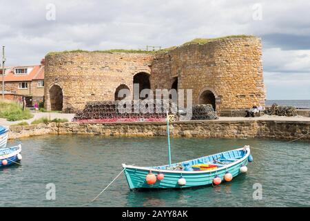 Beadnell harbour, Northumberland Stock Photo