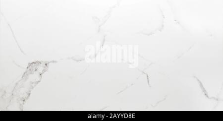 Smooth White Panel Marble Texture Stock Photo