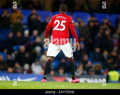 London, UK. 17th Feb, 2020. Manchester United's Odion Ighalo during English Premier League between Chelsea and Manchester United at Stanford Bridge Stadium, London, England on 17 February 2020 Credit: Action Foto Sport/Alamy Live News