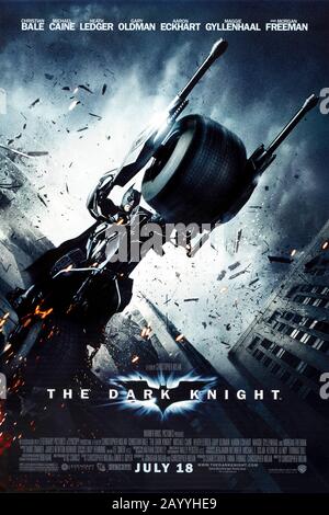 The dark knight poster 2008 hi-res stock photography and images - Alamy