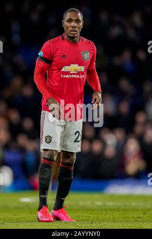 London, UK. 17th Feb, 2020. Odion Ighalo (on loan from Shanghai Shenhua) of Man Utd during the Premier League match between Chelsea and Manchester United at Stamford Bridge, London, England on 17 February 2020. Photo by David Horn. Credit: PRiME Media Images/Alamy Live News