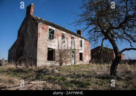 Old farm buildings, Wynyard, Teesside Stock Photo