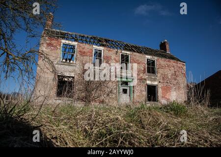 Old farm buildings, Wynyard, Teesside Stock Photo