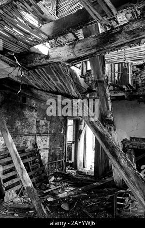 Old farm buildings, Wynyard, Teesside Stock Photo