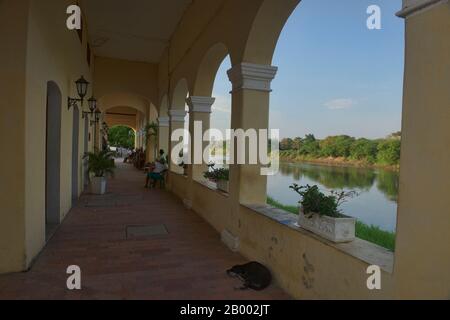 View of the Magdalena River in colonial Santa Cruz de Mompox, Bolivar, Colombia Stock Photo