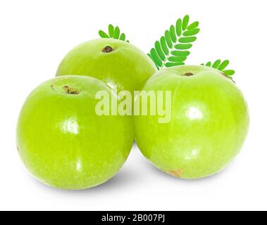 Indian gooseberry isolated on white background Stock Photo