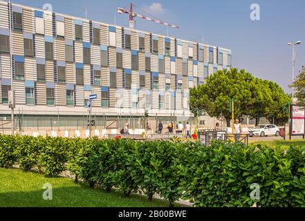 Monza,Milano, Italy - September 2018: Hospital building 'San Gerardo' of Monza city. Italy, Europe Stock Photo