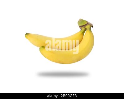 bunch of bananas isolated on white background Stock Photo