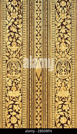 Cambodia Door detail on the Preah Thineang Dheva Vinnichay (Throne