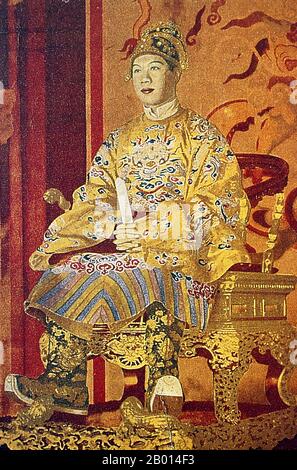 BAO DAI (1913-1997) Emperor of Vietnam here in 1950 Stock Photo - Alamy