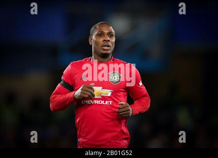 Odion Ighalo (on loan from Shanghai Shenhua) of Man Utd makes his debut during the Premier League match between Chelsea and Manchester United at Stamford Bridge, London, England on 17 February 2020. Photo by Andy Rowland.