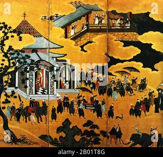 japan-detail-of-a-byobu-screen