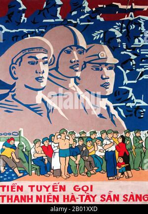 Vietnam war era poster for the National Liberation Front (NLF) or ...