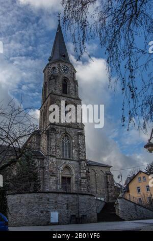 St. Ignatius church in Betzdorf Stock Photo