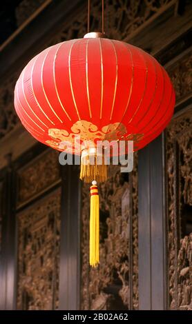 Built in 1894 by the 72 Chen (usually romanised as Chan in Cantonese) clans, the Chen Family Temple (Chenjia Si), also known as the Chen Clan Academy (simplified Chinese: 陈家祠; traditional Chinese: 陳家祠; pinyin: Chén Jiā Cí) is an academic temple in Guangzhou (Canton). The academy was built for the clans juniors', a place to live and prepare for the imperial examinations during the Qing Dynasty. Stock Photo