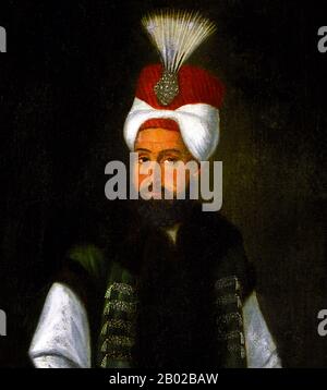 Selim III (Ottoman Turkish: سليم ثالث Selīm-i sālis) (24 December 1761 – 28 or 29 July 1808) was the reform-minded Sultan of the Ottoman Empire from 1789 to 1807. The Janissaries eventually deposed and imprisoned him, and placed his cousin Mustafa on the throne as Mustafa IV. Stock Photo