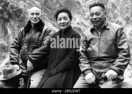 Chiang Ching-kuo (蔣經國) (April 27,1 1910 – January 13, 1988), Kuomintang (KMT) politician and leader, was the son of Generalissimo and President Chiang Kai-shek and held numerous posts in the government of the Republic of China (ROC).  He succeeded his father to serve as Premier of the Republic of China between 1972 and 1978, and was the President of the Republic of China from 1978 until his death in 1988. Under his tenure, the government of the Republic of China, while authoritarian, became more open and tolerant of political dissent.  Towards the end of his life, Chiang relaxed government con Stock Photo