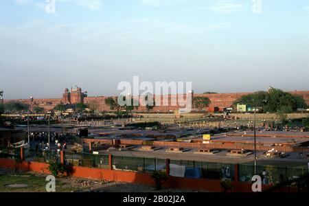 Delhi is said to be the site of Indraprashta, capital of the Pandavas of the Indian epic Mahabharata. Excavations have unearthed shards of painted pottery dating from around 1000 BCE, though the earliest known architectural relics date from the Mauryan Period, about 2,300 years ago. Since that time the site has been continuously settled.  The city was ruled by the Hindu Rajputs between about 900 and 1206 CE, when it became the capital of the Delhi Sultanate. In the mid-seventeenth century the Mughal Emperor Shah Jahan (1628–1658) established Old Delhi in its present location, including most no Stock Photo