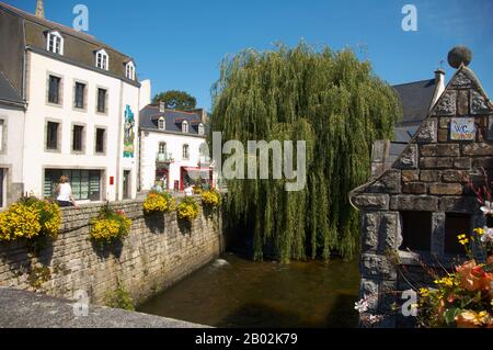 Festival in Pont Aven Northern France. Paul Gaugin spent time in this Town Stock Photo