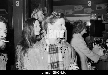 Su Kramer, deutsche Schlager- und Popsängerin, Deutschland um 1975. German schlager and pop singer Su Kramer, Germany around 1975. Stock Photo