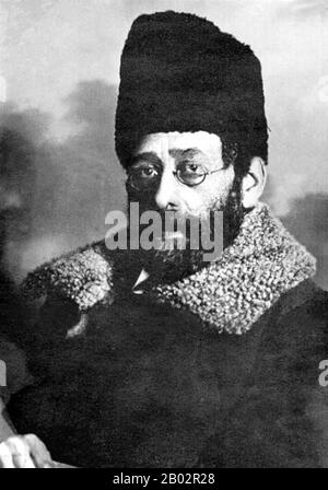 Julius Martov or L. Martov, real name Yuli Osipovich Zederbaum (November 24, 1873 – April 4, 1923) was born in Istanbul in 1873.  The son of Jewish middle class parents, he became the leader of the Mensheviks in early twentieth century Russia. Stock Photo