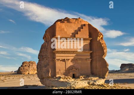 Madain Saleh the historical and archaeological site of Saudi Arabian history Stock Photo