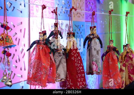 Rajasthani dolls/puppets/Kathputli-Indian puppetry Stock Photo