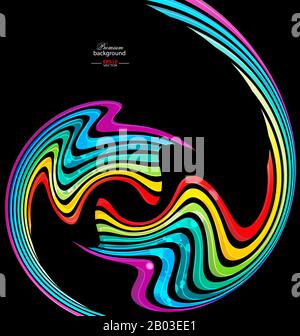 Colorful abstract technology background for creative design Stock Vector