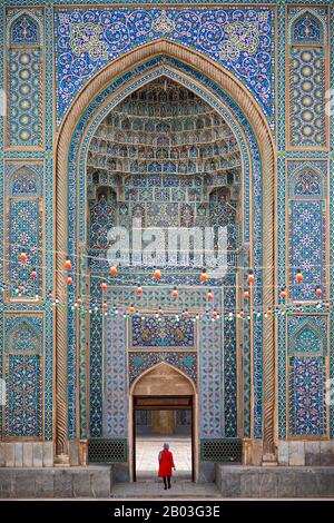 Friday Mosque known also as Jameh Masjid in Kerman, Iran Stock Photo