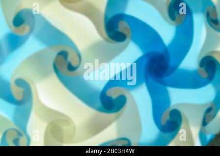 abstract background, blurred smooth geometric shapes, white and blue, smooth gradients Stock Photo