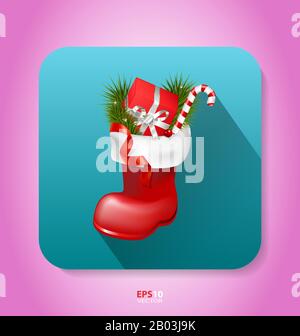Flat style icon - web for creative design tasks Stock Vector