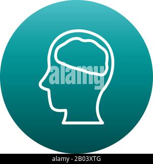 Human brain block style icon vector design Stock Vector Image & Art - Alamy